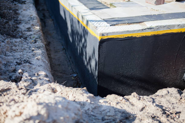Residential Waterproofing installation at a Knoxville, AL home by SJ Waterproofing Pros